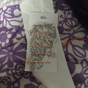 Rose gold barrettes